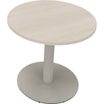 Konferenztisch communication rund 800 x 720 mm (Ø x H) silberaluminium