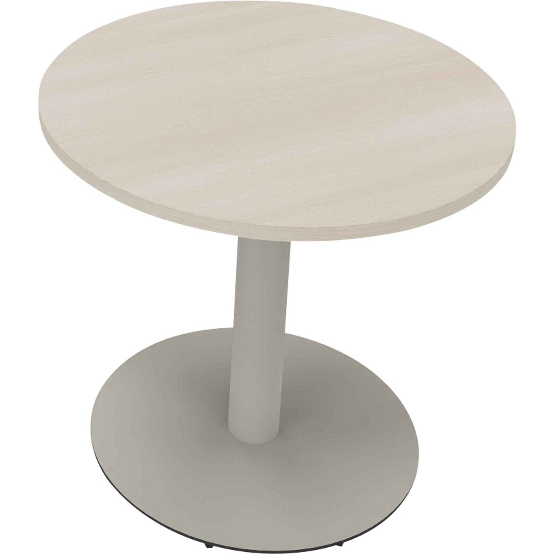 Konferenztisch communication rund 800 x 720 mm (Ø x H) silberaluminium