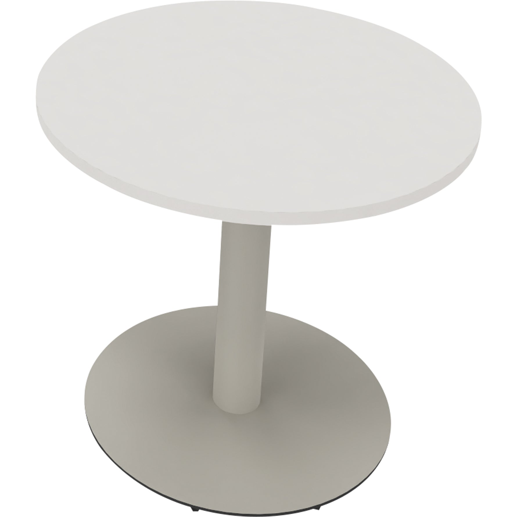 Neutralware Konferenztisch communication rund 800 x 720 mm (Ø x H) silberaluminium