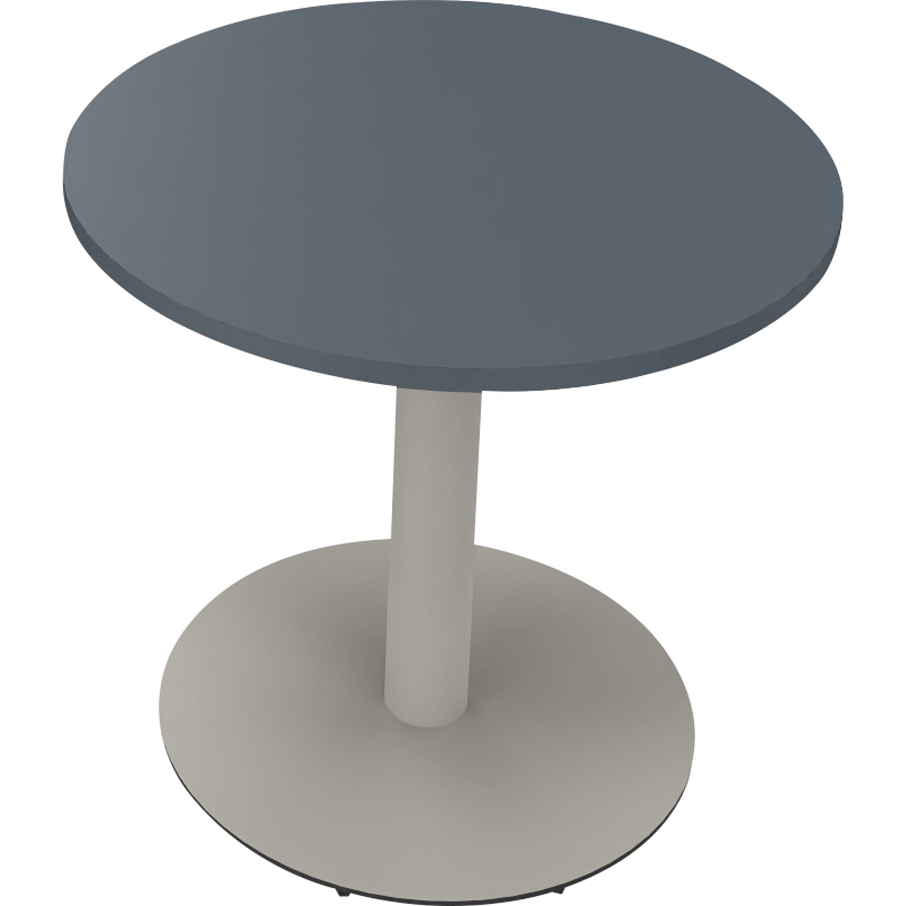 Neutralware Konferenztisch communication rund 800 x 720 mm (Ø x H) silberaluminium – Produktbild 5