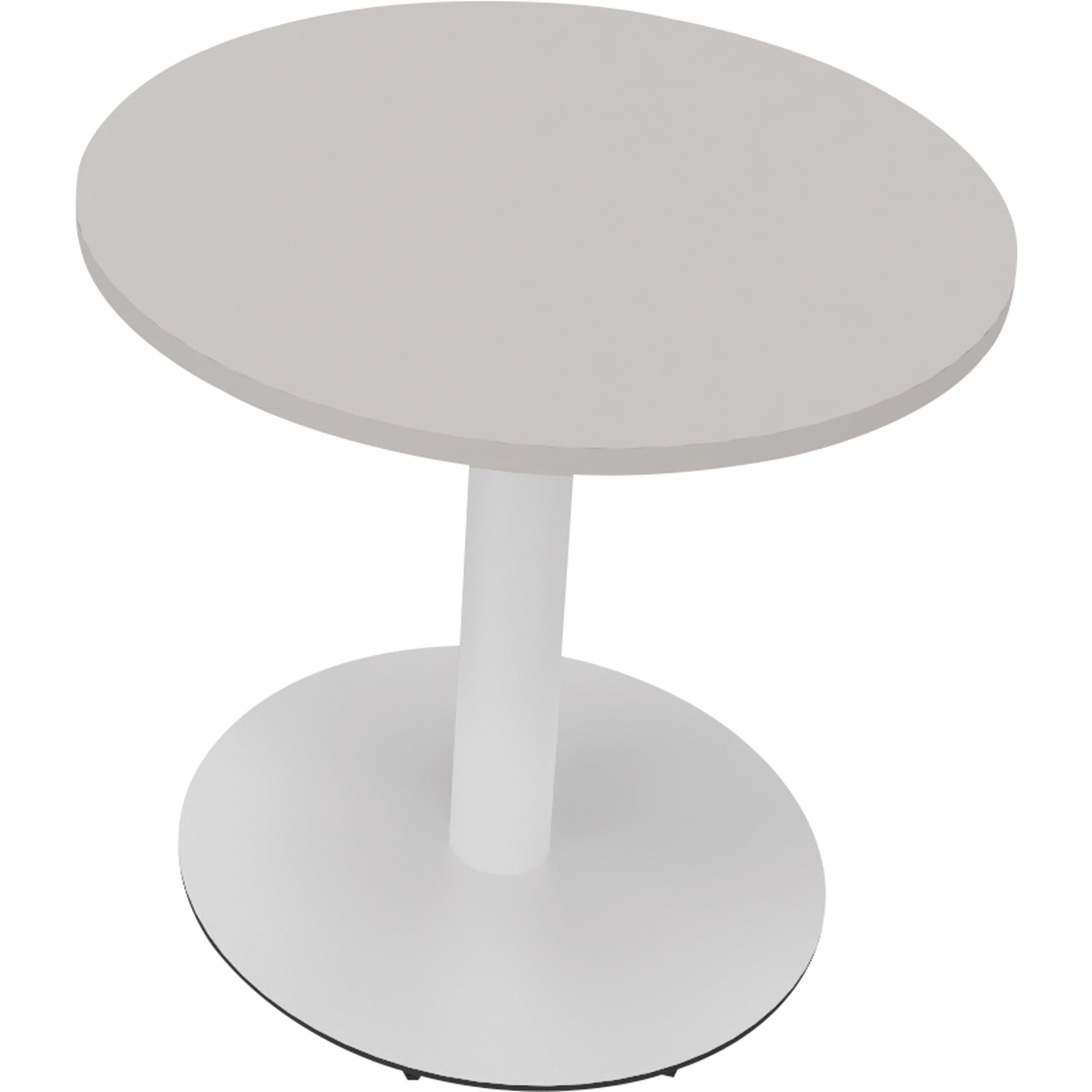 Neutralware Konferenztisch communication rund 800 x 720 mm (Ø x H) verkehrsweiß – Produktbild 4