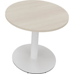 Neutralware Konferenztisch communication rund 800 x 720 mm (Ø x H) verkehrsweiß – Produktbild 3