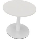 Neutralware Konferenztisch communication rund 800 x 720 mm (Ø x H) verkehrsweiß