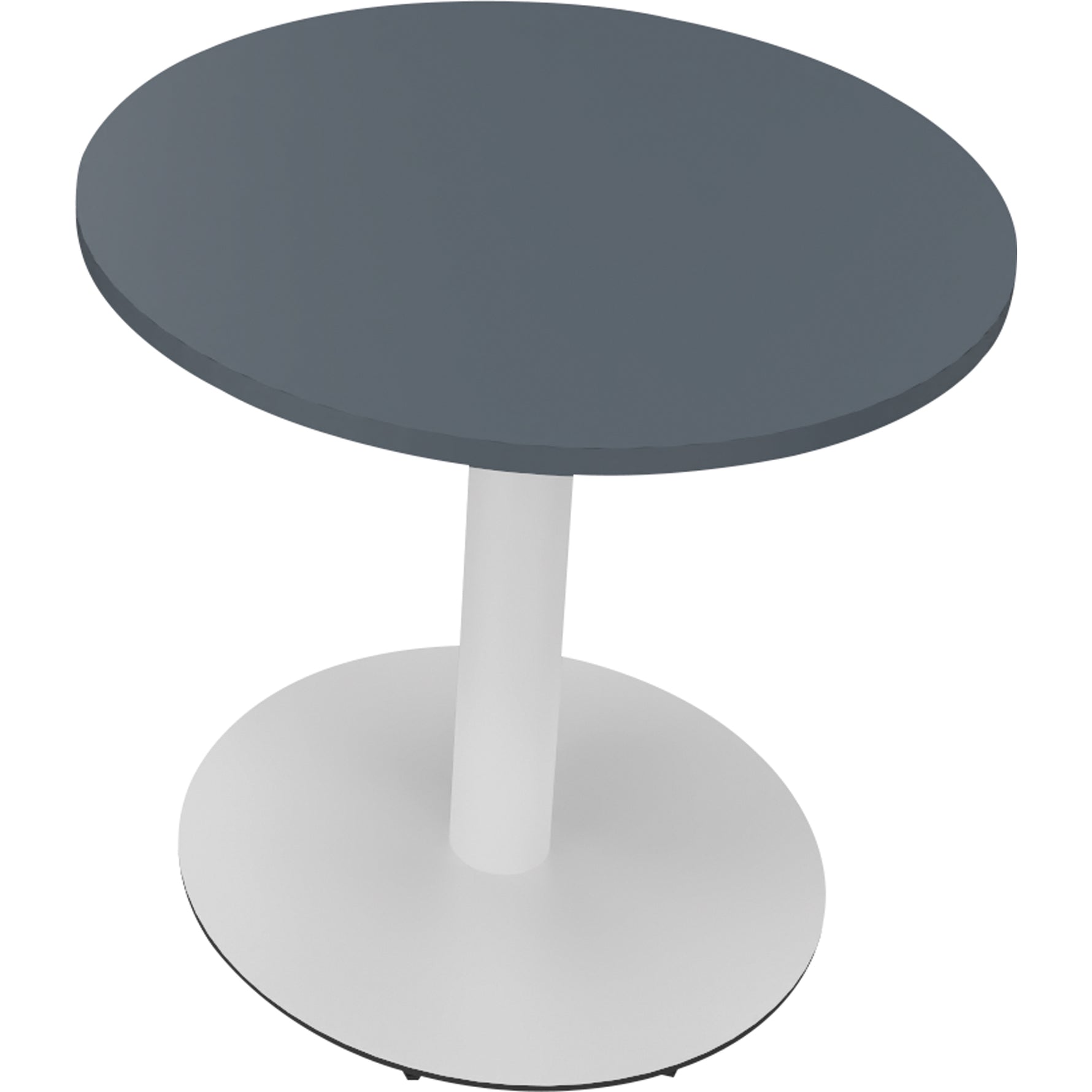 Neutralware Konferenztisch communication rund 800 x 720 mm (Ø x H) verkehrsweiß – Produktbild 6