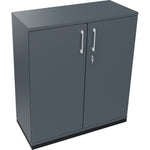 Neutralware Flügeltürenschrank endless 1.000 x 1.133 x 442 mm (B x H x T) anthrazit metallic – Produktbild 5