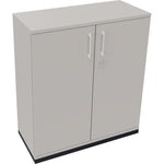 Neutralware Flügeltürenschrank endless 1.000 x 1.133 x 442 mm (B x H x T) anthrazit metallic – Produktbild 4
