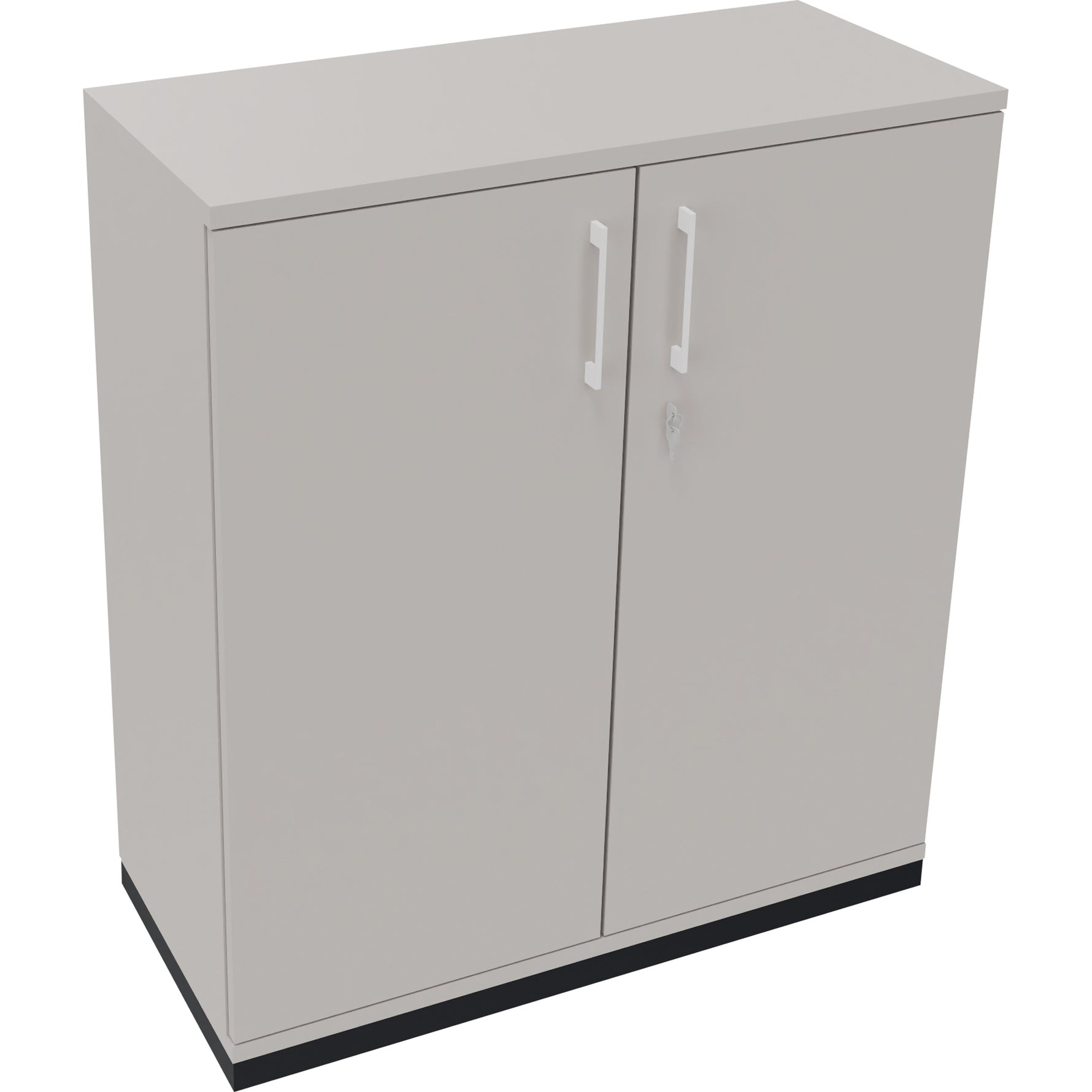 Neutralware Flügeltürenschrank endless 1.000 x 1.133 x 442 mm (B x H x T) anthrazit metallic – Produktbild 4