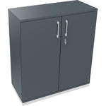 Neutralware Flügeltürenschrank endless 1.000 x 1.133 x 442 mm (B x H x T) verkehrsweiß – Produktbild 5