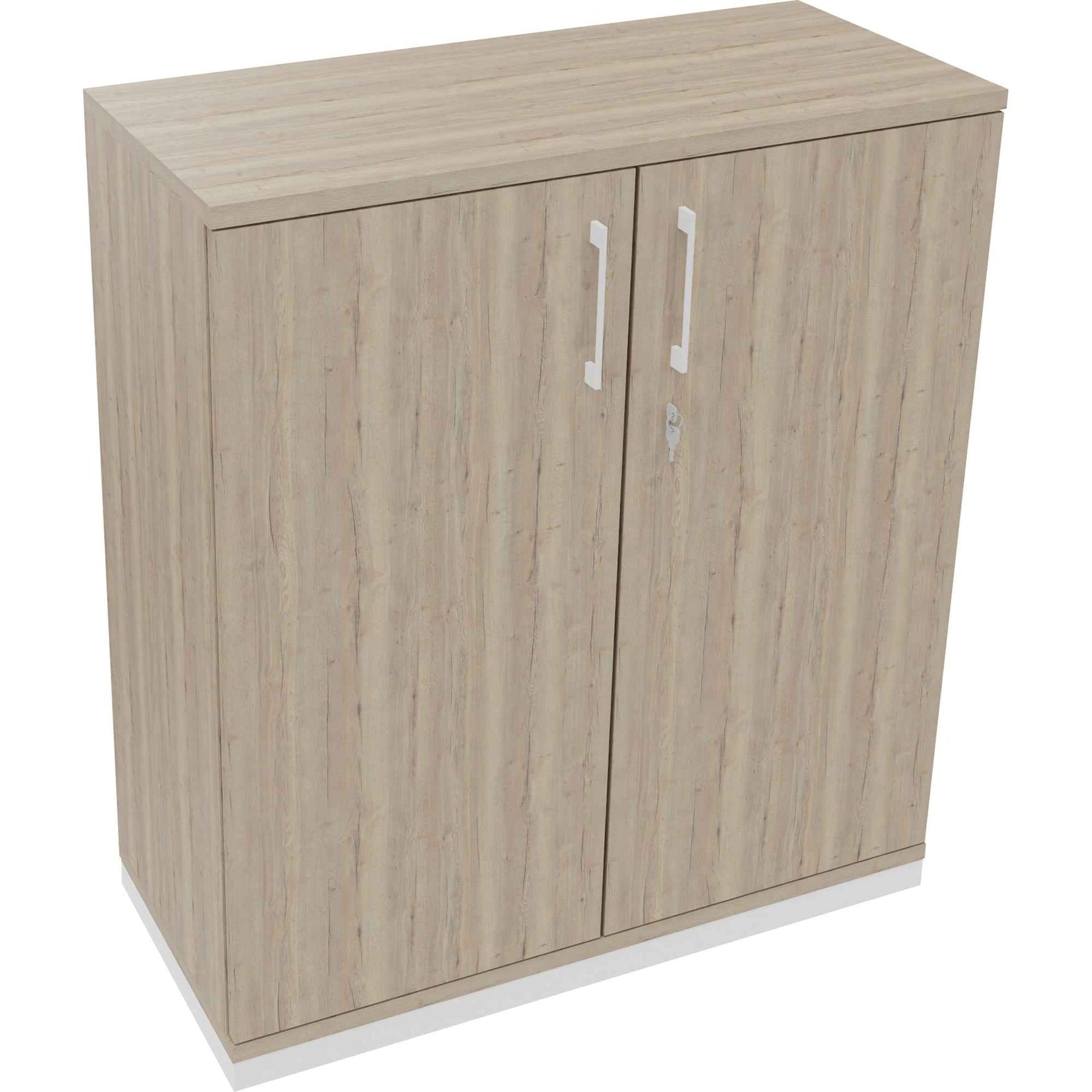 Flügeltürenschrank endless 1.000 x 1.133 x 442 mm (B x H x T) verkehrsweiß