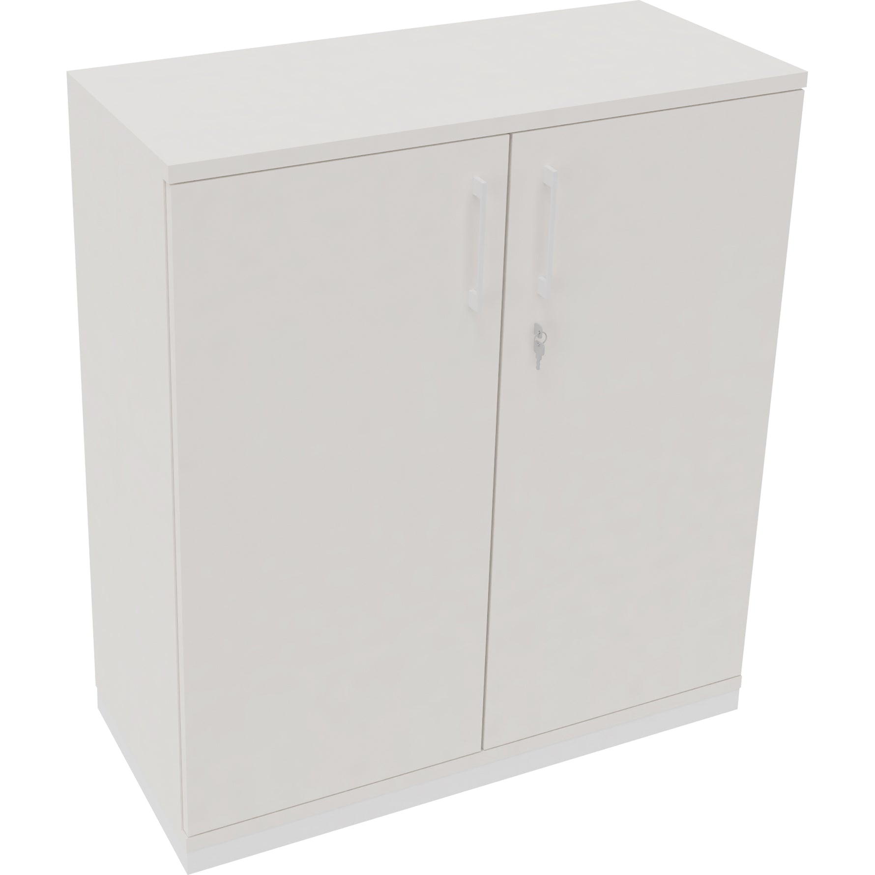 Neutralware Flügeltürenschrank endless 1.000 x 1.133 x 442 mm (B x H x T) verkehrsweiß