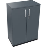 Neutralware Flügeltürenschrank endless 800 x 1.133 x 442 mm (B x H x T) anthrazit metallic – Produktbild 5