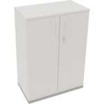 Neutralware Flügeltürenschrank endless 800 x 1.133 x 442 mm (B x H x T) silberaluminium – Produktbild 2