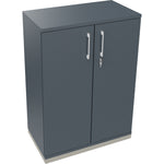 Neutralware Flügeltürenschrank endless 800 x 1.133 x 442 mm (B x H x T) silberaluminium