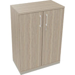 Flügeltürenschrank endless 800 x 1.133 x 442 mm (B x H x T) silberaluminium