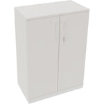 Neutralware Flügeltürenschrank endless 800 x 1.133 x 442 mm (B x H x T) verkehrsweiß