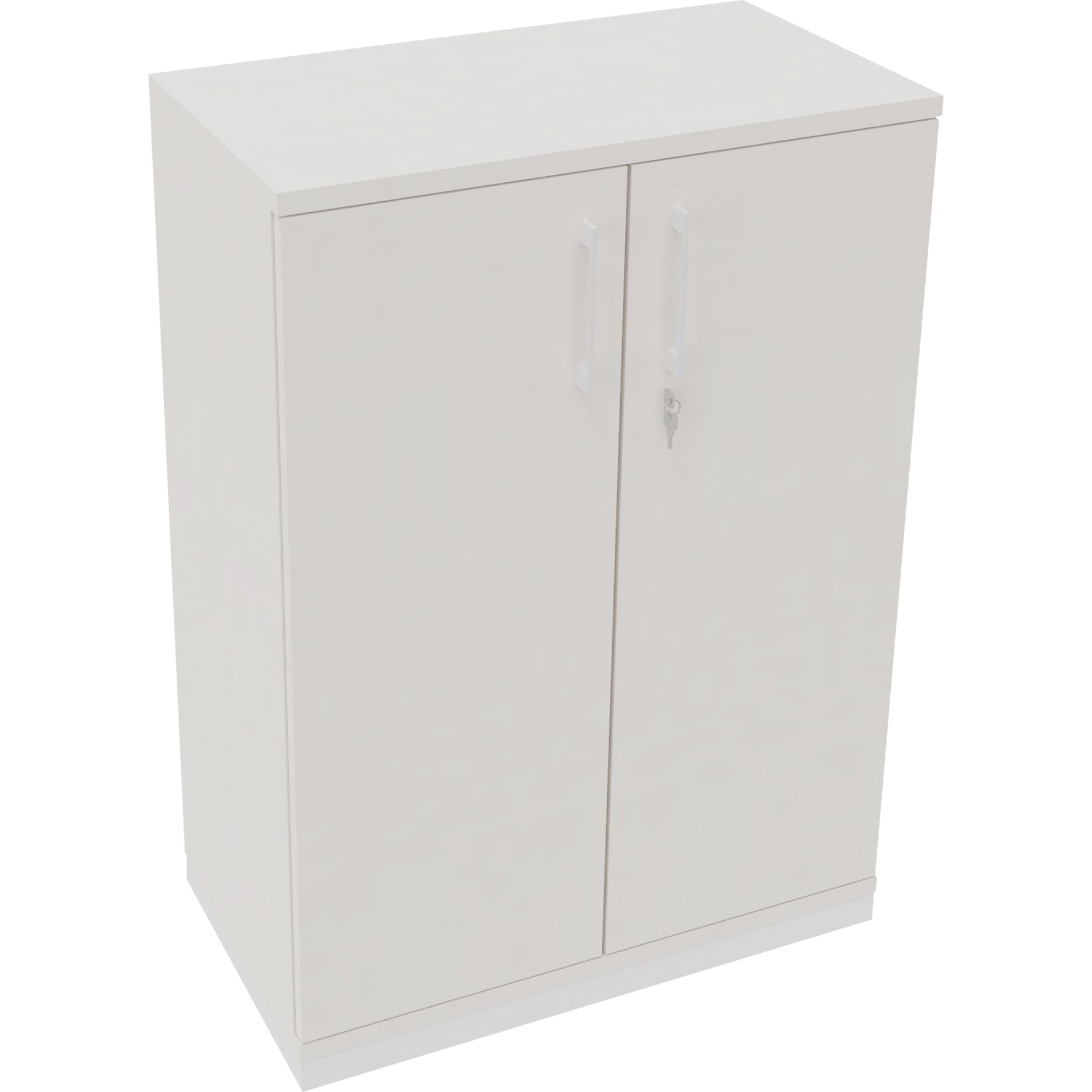 Neutralware Flügeltürenschrank endless 800 x 1.133 x 442 mm (B x H x T) verkehrsweiß