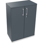Neutralware Flügeltürenschrank endless 800 x 1.133 x 442 mm (B x H x T) verkehrsweiß – Produktbild 5