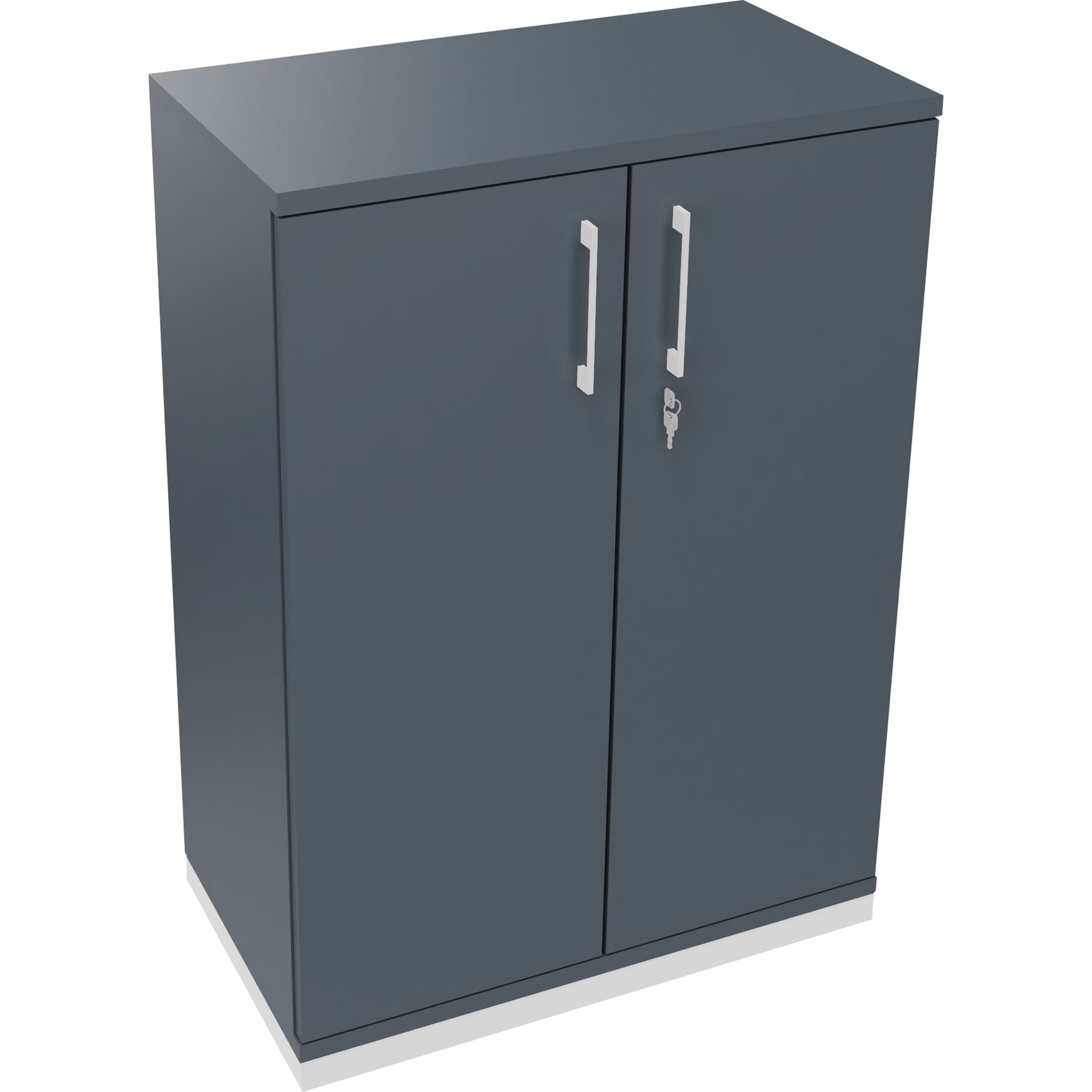 Neutralware Flügeltürenschrank endless 800 x 1.133 x 442 mm (B x H x T) verkehrsweiß – Produktbild 5