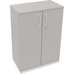 Neutralware Flügeltürenschrank endless 800 x 1.133 x 442 mm (B x H x T) verkehrsweiß – Produktbild 4