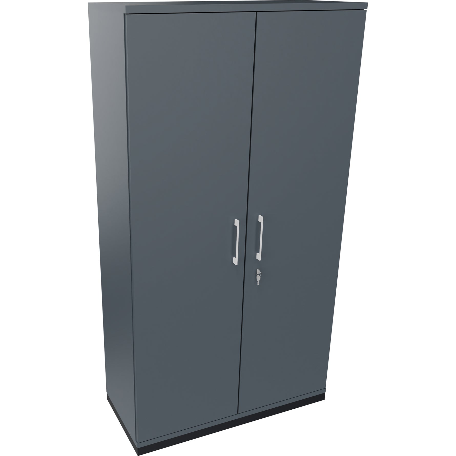 Neutralware Flügeltürenschrank endless 1.000 x 1.869 x 442 mm (B x H x T) anthrazit metallic – Produktbild 5