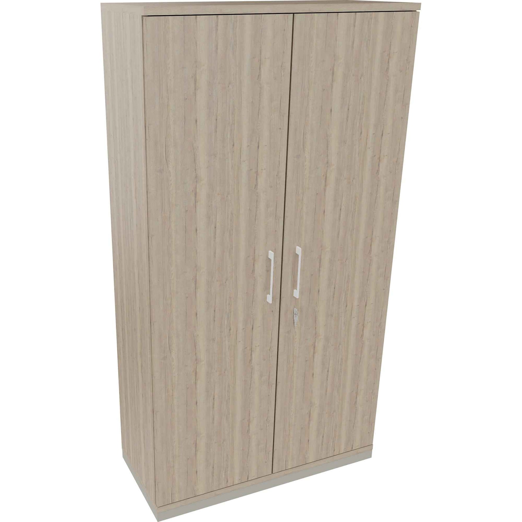 Flügeltürenschrank endless 1.000 x 1.869 x 442 mm (B x H x T) silberaluminium