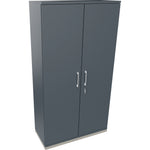 Neutralware Flügeltürenschrank endless 1.000 x 1.869 x 442 mm (B x H x T) silberaluminium – Produktbild 5