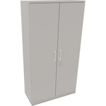 Neutralware Flügeltürenschrank endless 1.000 x 1.869 x 442 mm (B x H x T) verkehrsweiß – Produktbild 4