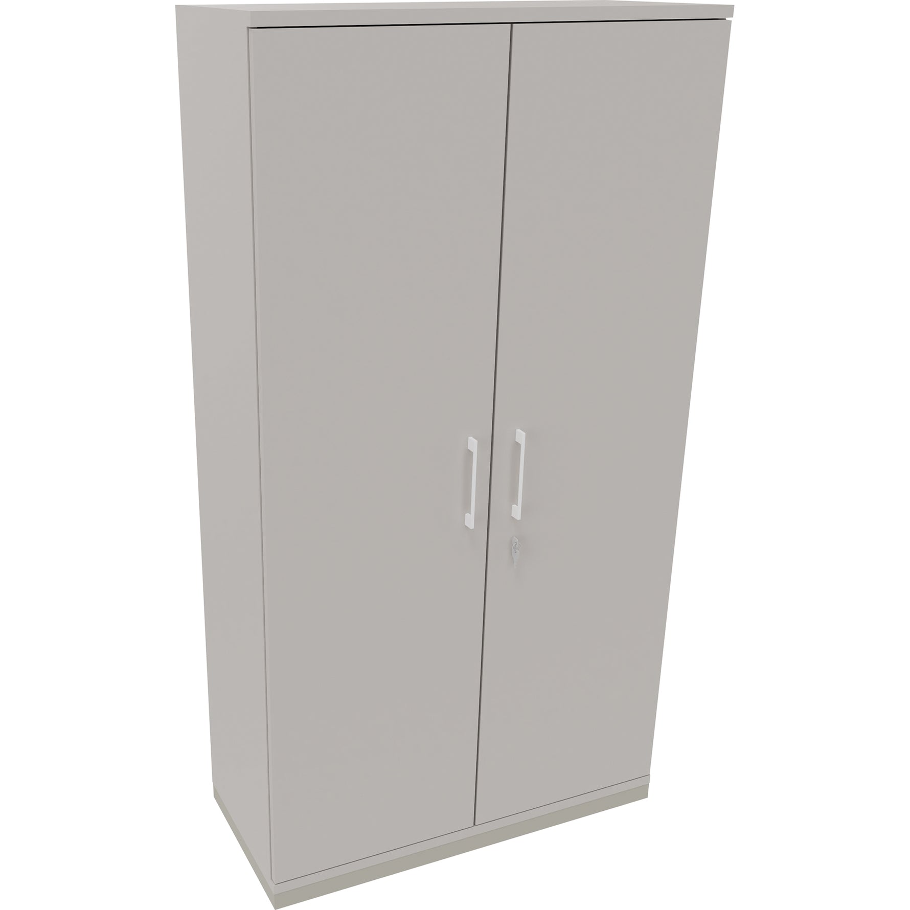 Neutralware Flügeltürenschrank endless 1.000 x 1.869 x 442 mm (B x H x T) verkehrsweiß – Produktbild 4
