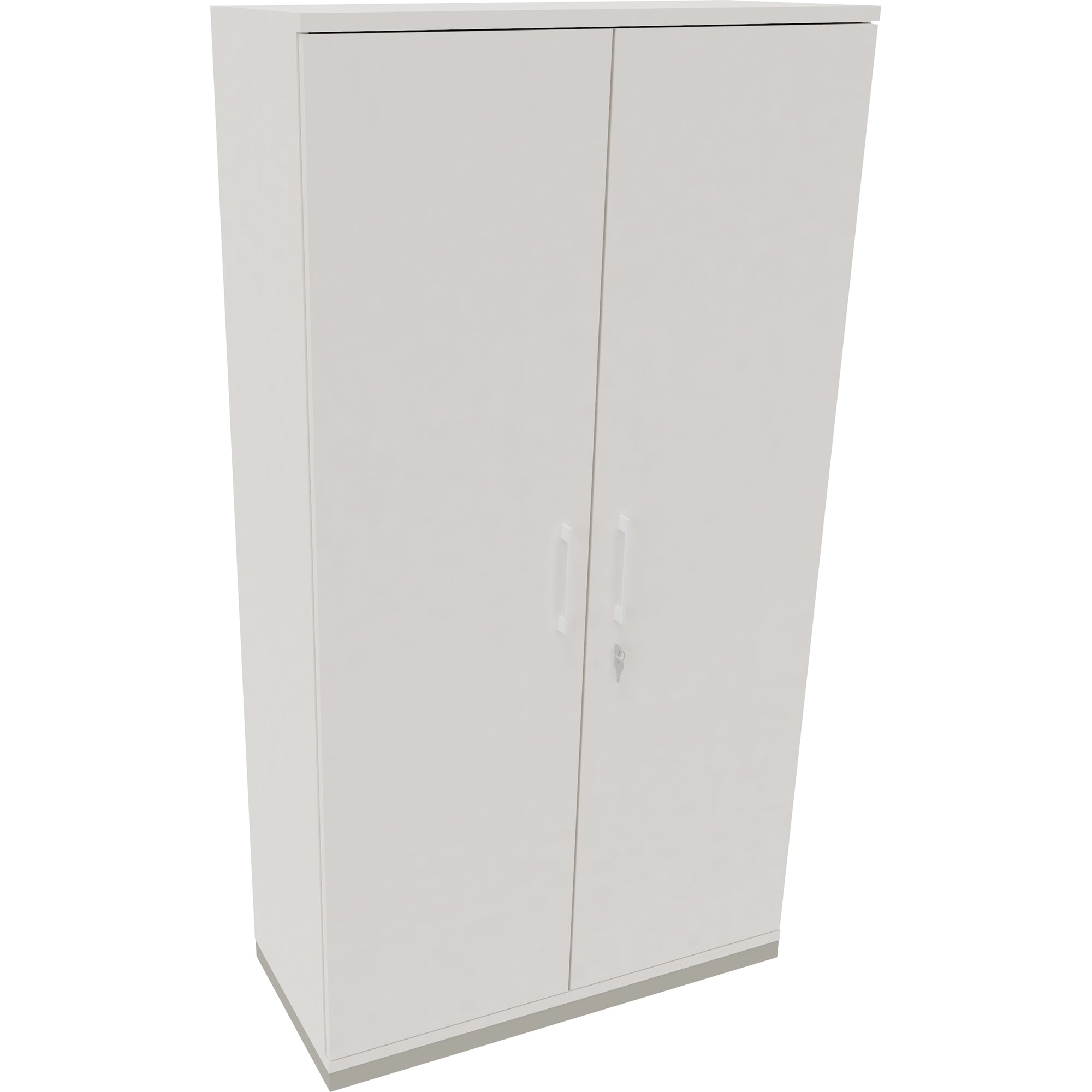 Neutralware Flügeltürenschrank endless 1.000 x 1.869 x 442 mm (B x H x T) verkehrsweiß