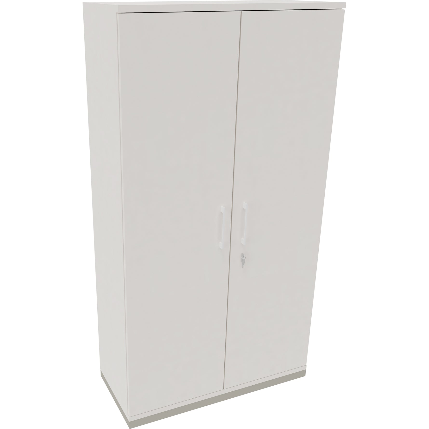 Neutralware Flügeltürenschrank endless 1.000 x 1.869 x 442 mm (B x H x T) verkehrsweiß