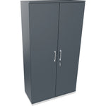 Neutralware Flügeltürenschrank endless 1.000 x 1.869 x 442 mm (B x H x T) verkehrsweiß – Produktbild 5