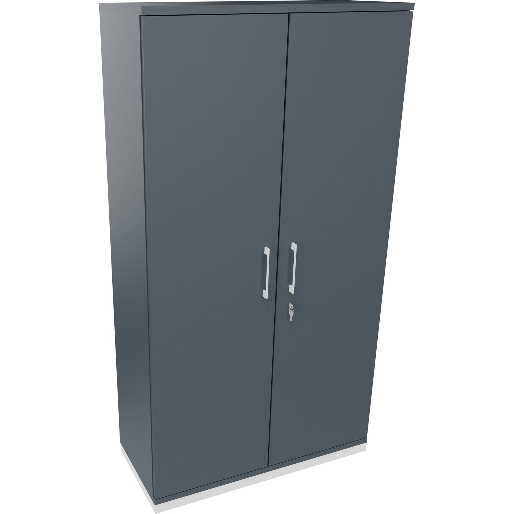 Neutralware Flügeltürenschrank endless 1.000 x 1.869 x 442 mm (B x H x T) verkehrsweiß – Produktbild 5