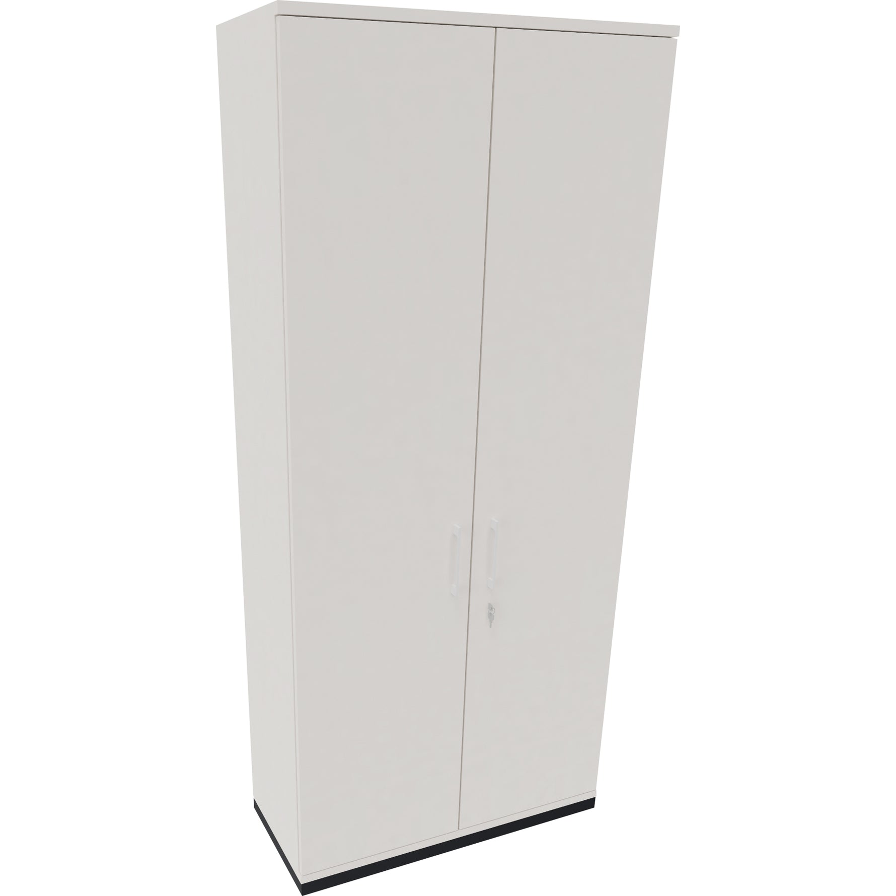 Neutralware Flügeltürenschrank endless 1.000 x 2.221 x 442 mm (B x H x T) anthrazit metallic