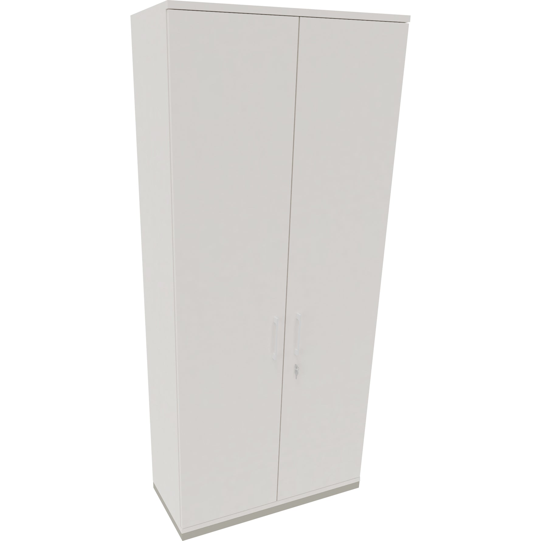 Neutralware Flügeltürenschrank endless 1.000 x 2.221 x 442 mm (B x H x T) silberaluminium