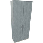 Flügeltürenschrank endless 1.000 x 2.221 x 442 mm (B x H x T) silberaluminium