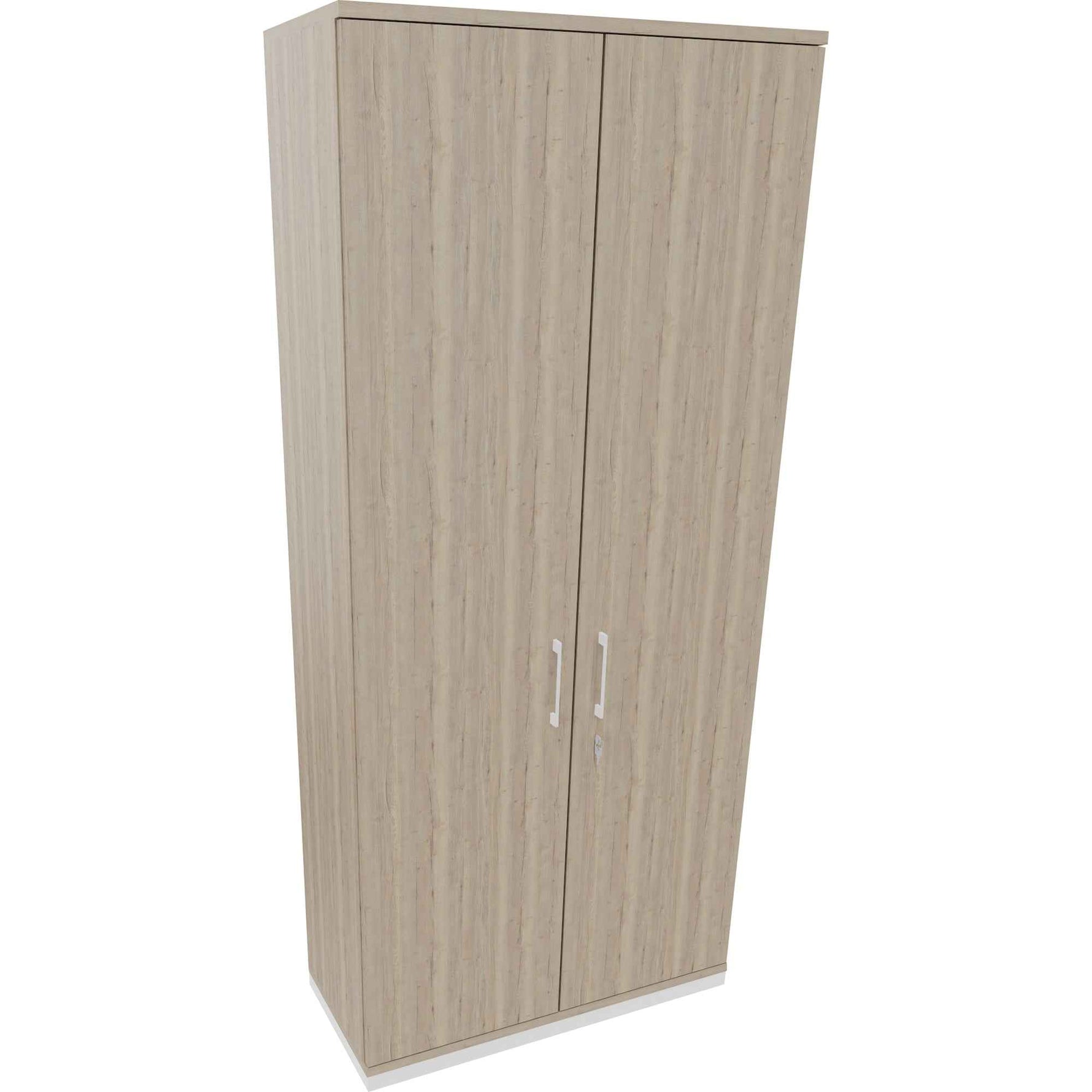 Flügeltürenschrank endless 1.000 x 2.221 x 442 mm (B x H x T) verkehrsweiß
