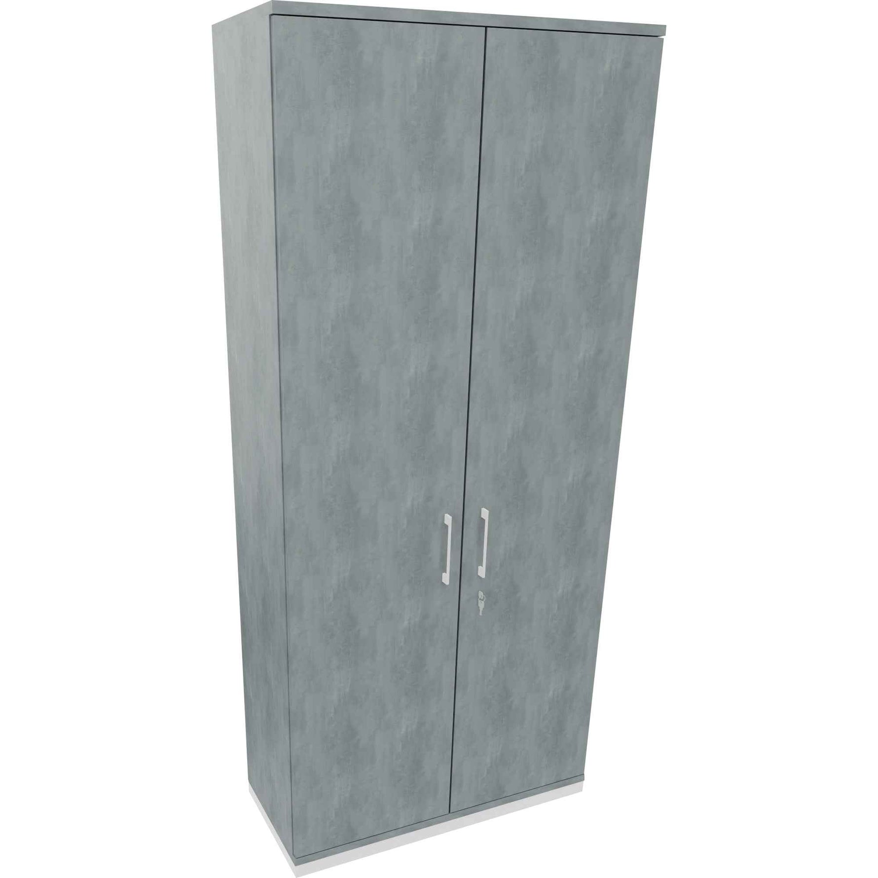 Flügeltürenschrank endless 1.000 x 2.221 x 442 mm (B x H x T) verkehrsweiß