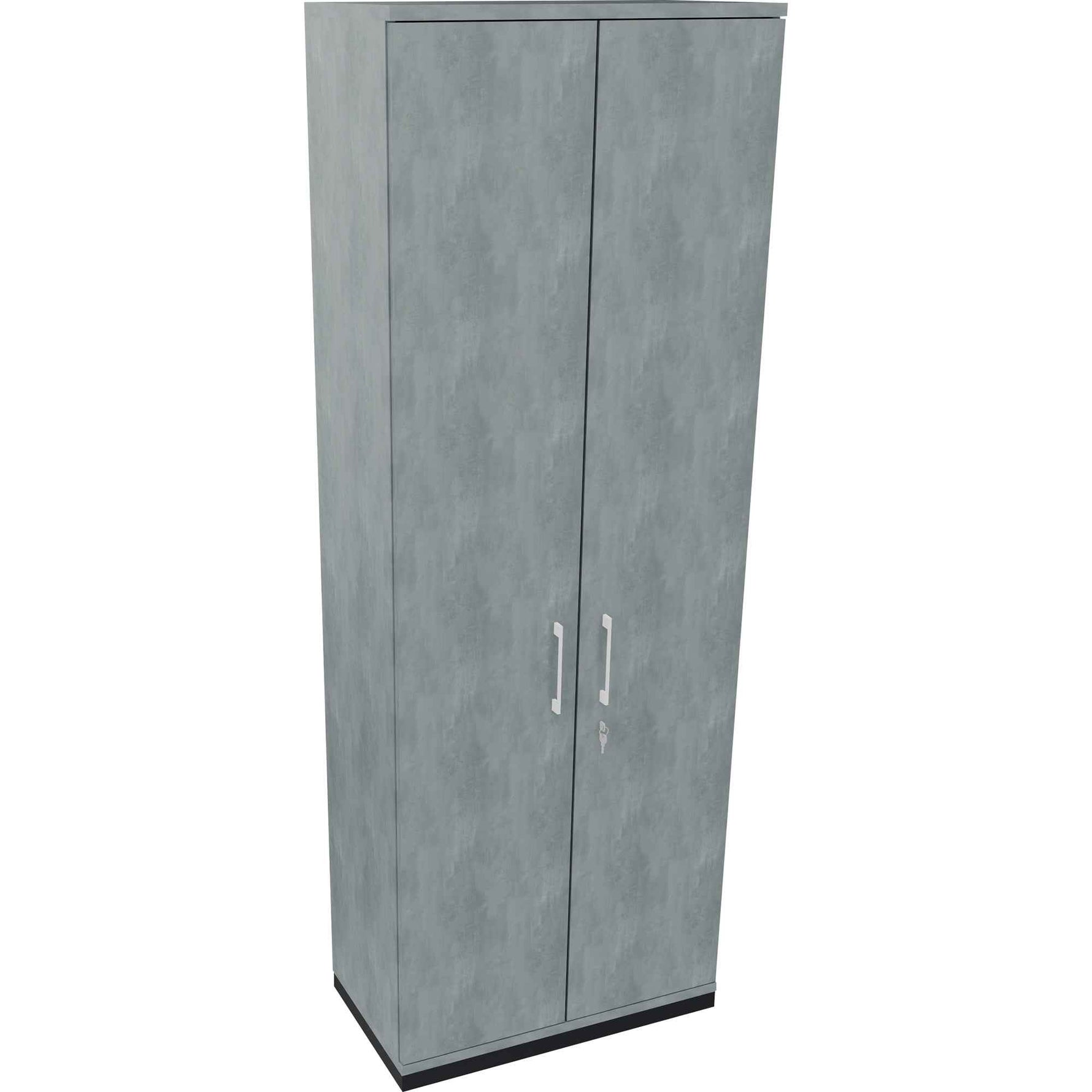 Flügeltürenschrank endless 800 x 2.221 x 442 mm (B x H x T) anthrazit metallic