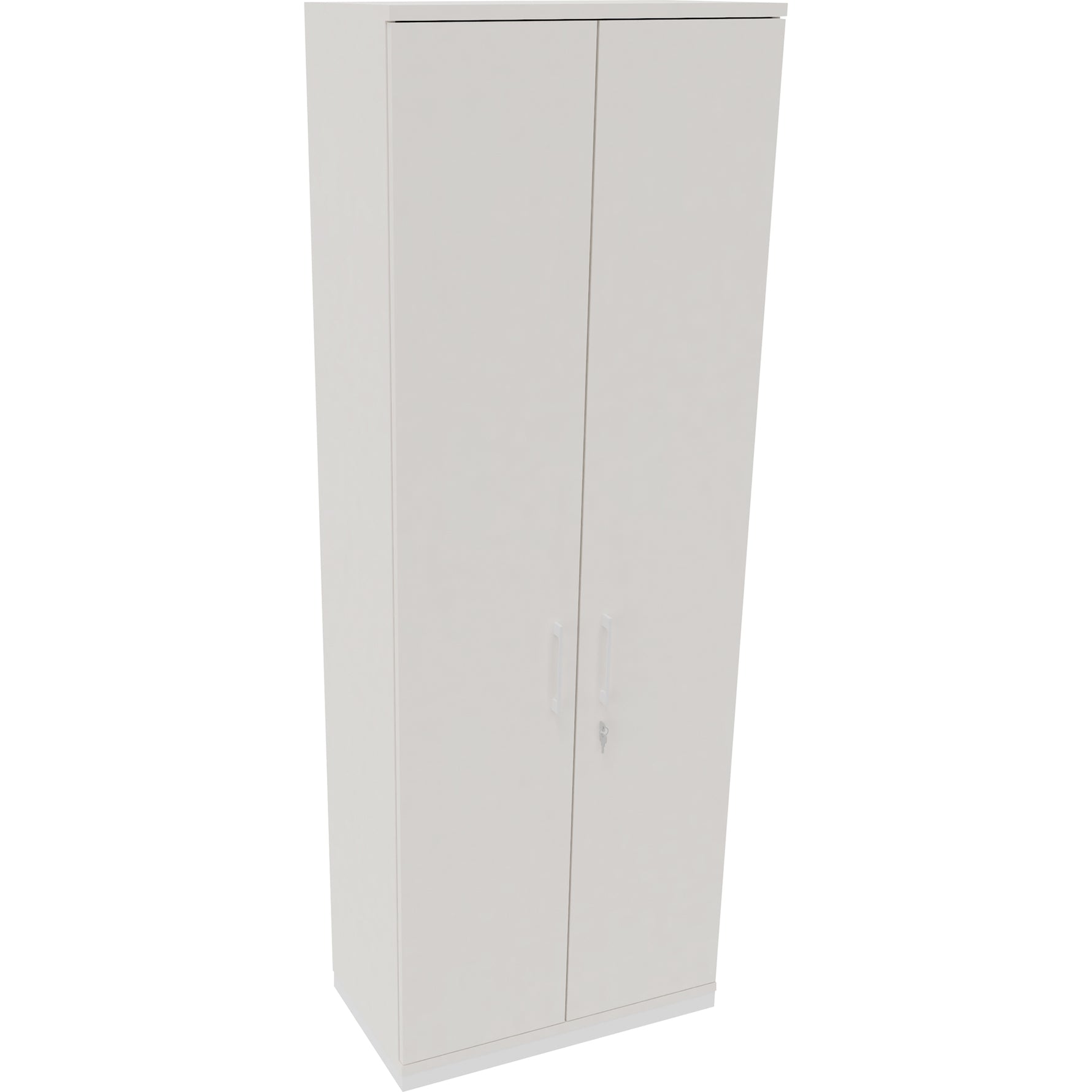 Neutralware Flügeltürenschrank endless 800 x 2.221 x 442 mm (B x H x T) verkehrsweiß