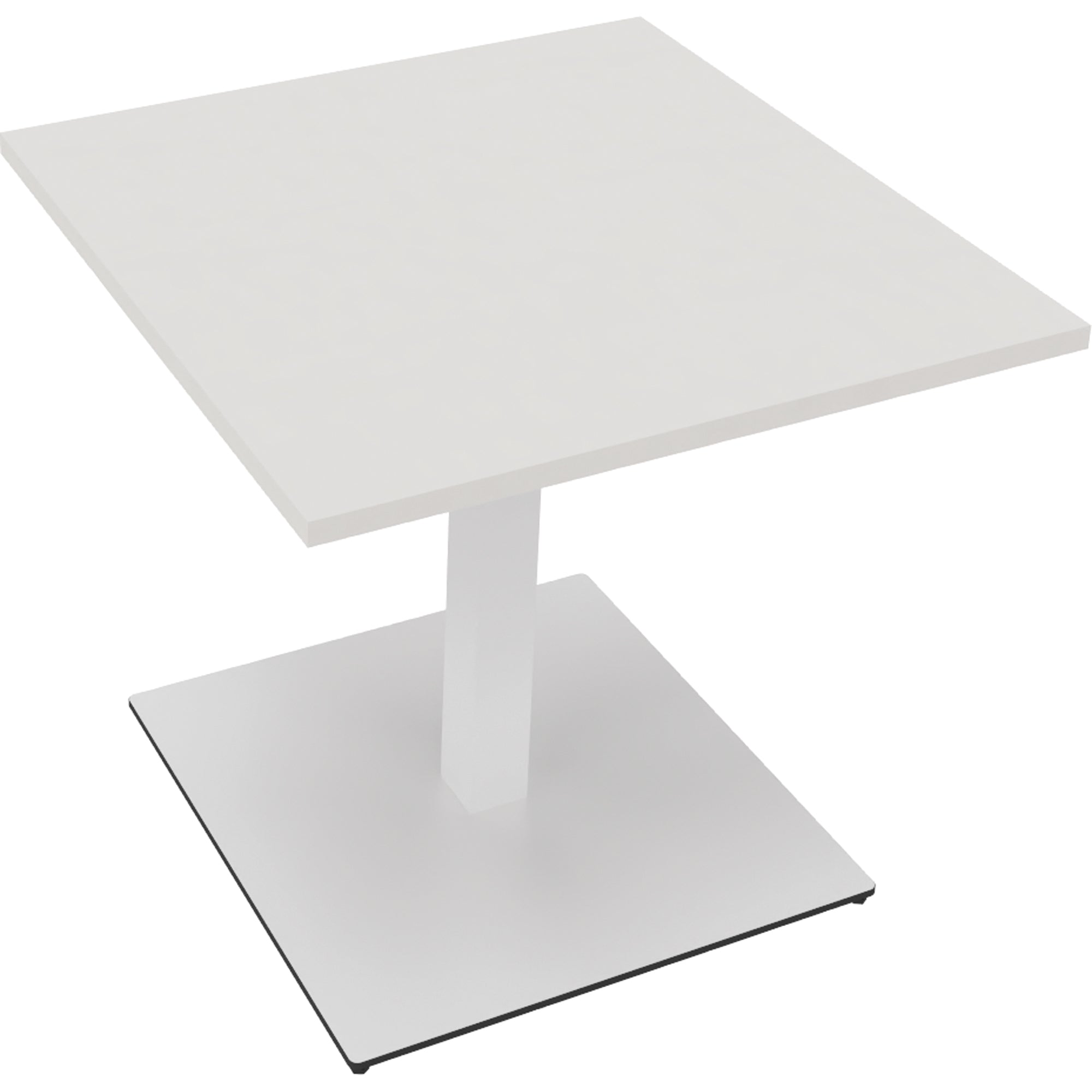 Neutralware Konferenztisch communication 800 x 720 x 800 mm (B x H x T) verkehrsweiß
