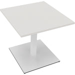 Neutralware Konferenztisch communication 800 x 720 x 800 mm (B x H x T) verkehrsweiß