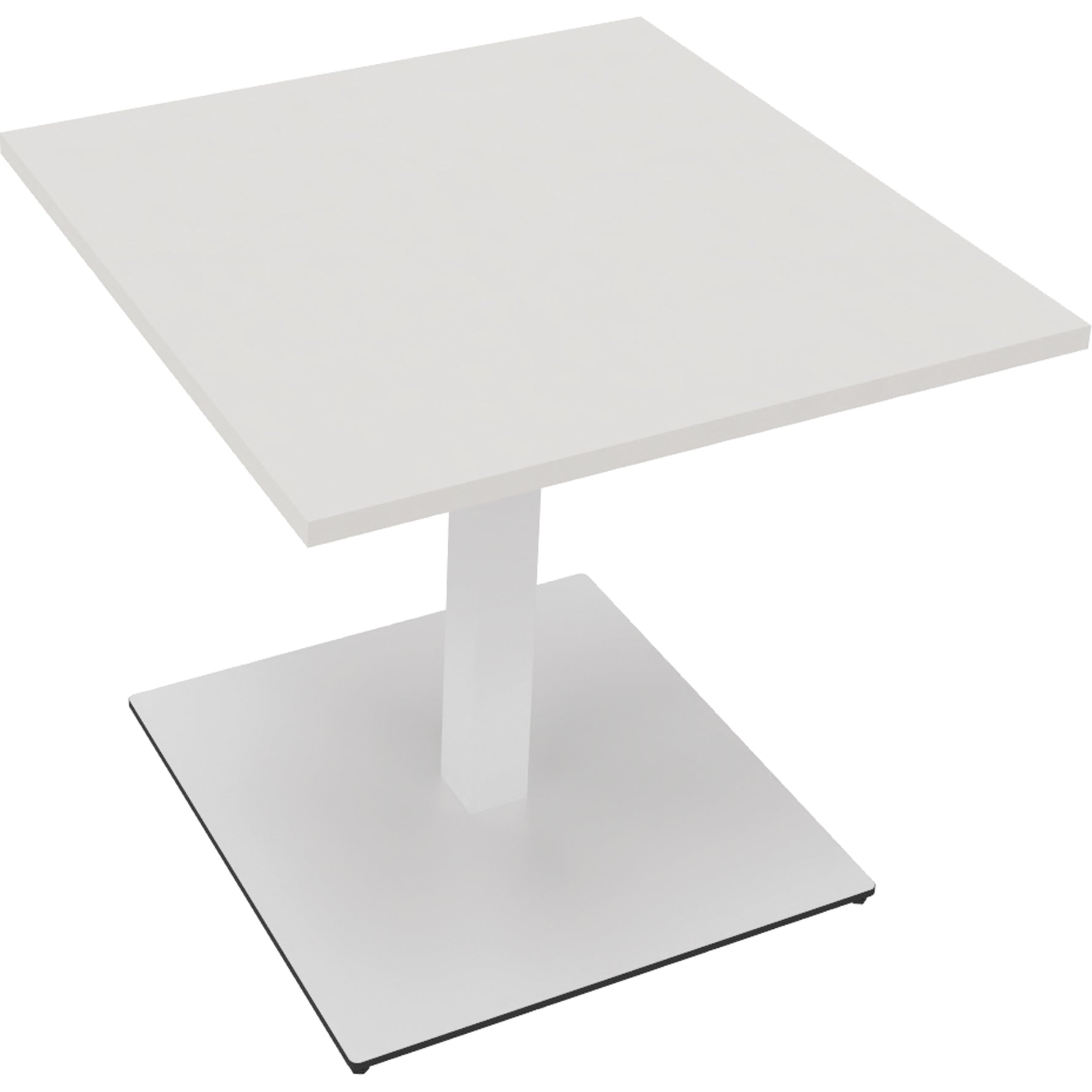 Neutralware Konferenztisch communication 800 x 720 x 800 mm (B x H x T) verkehrsweiß