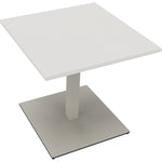 Neutralware Konferenztisch communication 800 x 720 x 800 mm (B x H x T) silberaluminium