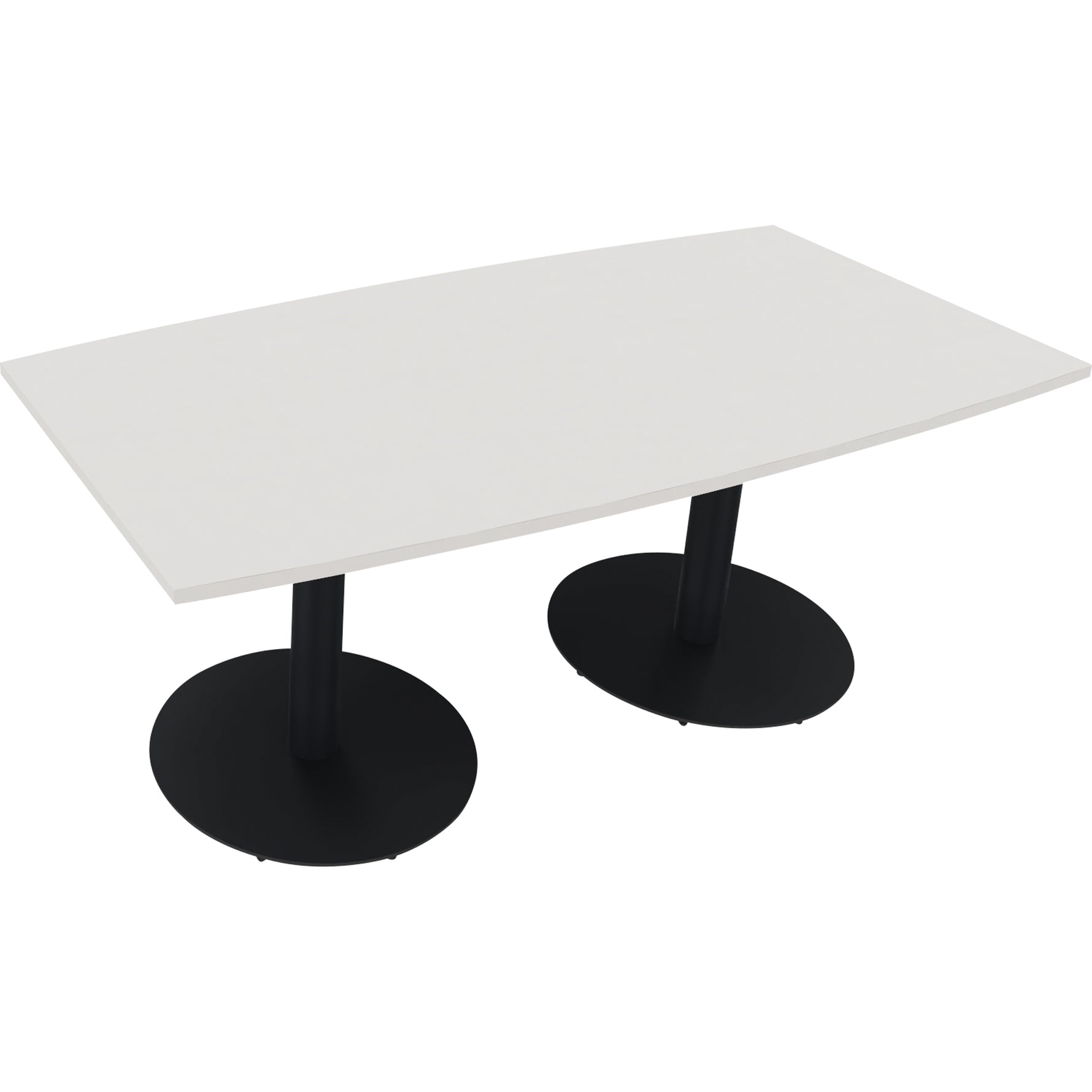 Neutralware Konferenztisch communication 1.800 x 720 x 800/900 mm (B x H x T) anthrazit metallic