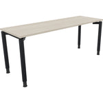 Neutralware Schreibtisch all in one 1.800 x 680-820 x 600 mm (B x H x T) Vierfuß Rundrohr akazie hell