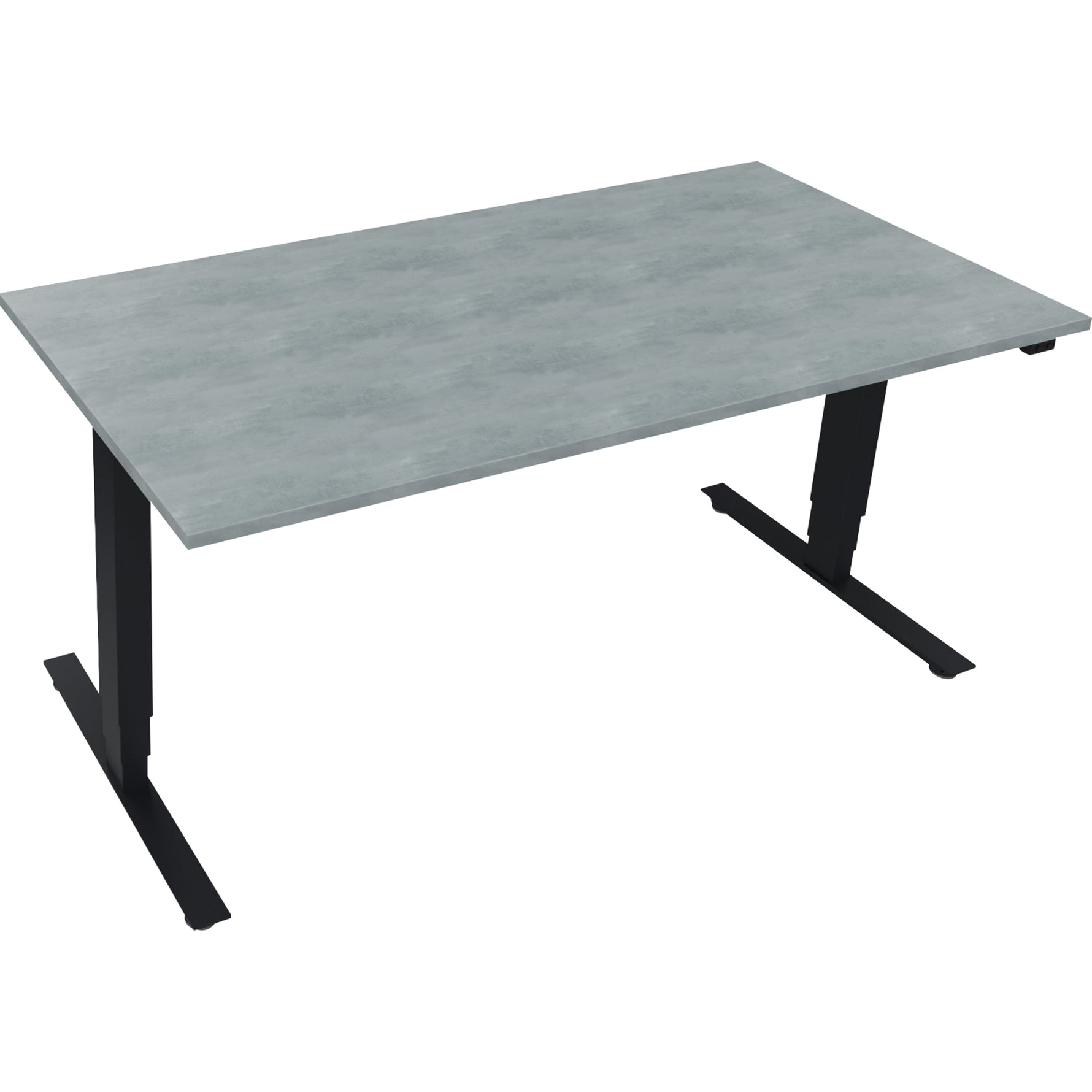 Neutralware Schreibtisch Move 2.0 1.600 x 625-1.285 x 800 mm (B x H x T) beton hell