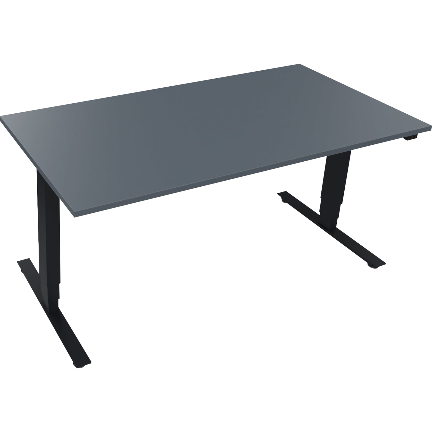 Neutralware Schreibtisch Move 2.0 1.600 x 625-1.285 x 800 mm (B x H x T) lavagrau
