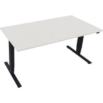 Neutralware Schreibtisch Move 2.0 1.600 x 625-1.285 x 800 mm (B x H x T) diamant weiß