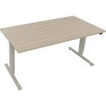 Schreibtisch Move 2.0 1.600 x 625-1.285 x 800 mm (B x H x T) eiche natur