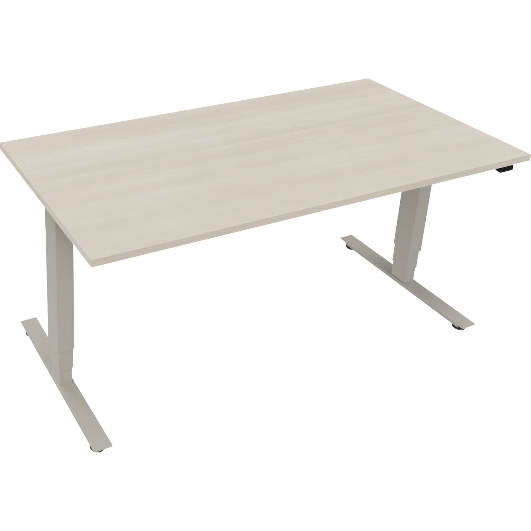 Neutralware Schreibtisch Move 2.0 1.600 x 625-1.285 x 800 mm (B x H x T) akazie hell – Produktbild 2